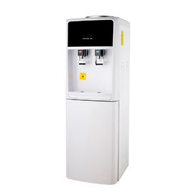 Dispensador caliente de la agua fría del agua embotellada de situación del piso con el gabinete del refrigerador del almacenamiento